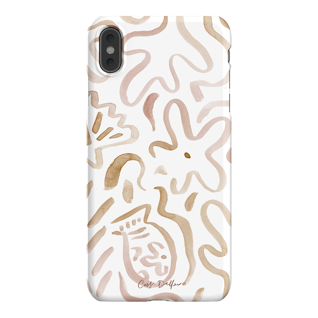 Flow Printed Phone Cases iPhone XS Max / Snap by Cass Deller - The Dairy