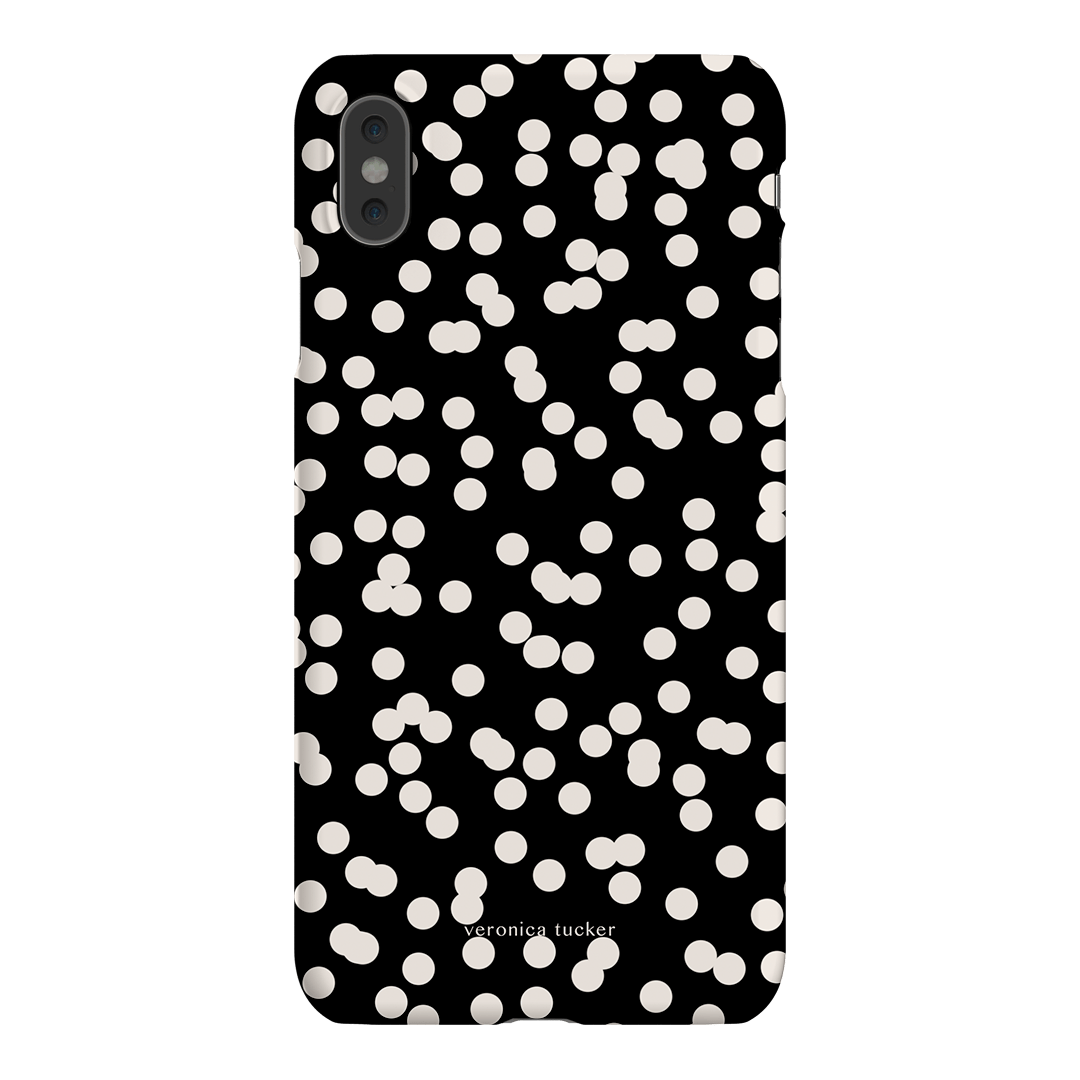 Mini Confetti Noir Printed Phone Cases iPhone XS Max / Snap by Veronica Tucker - The Dairy