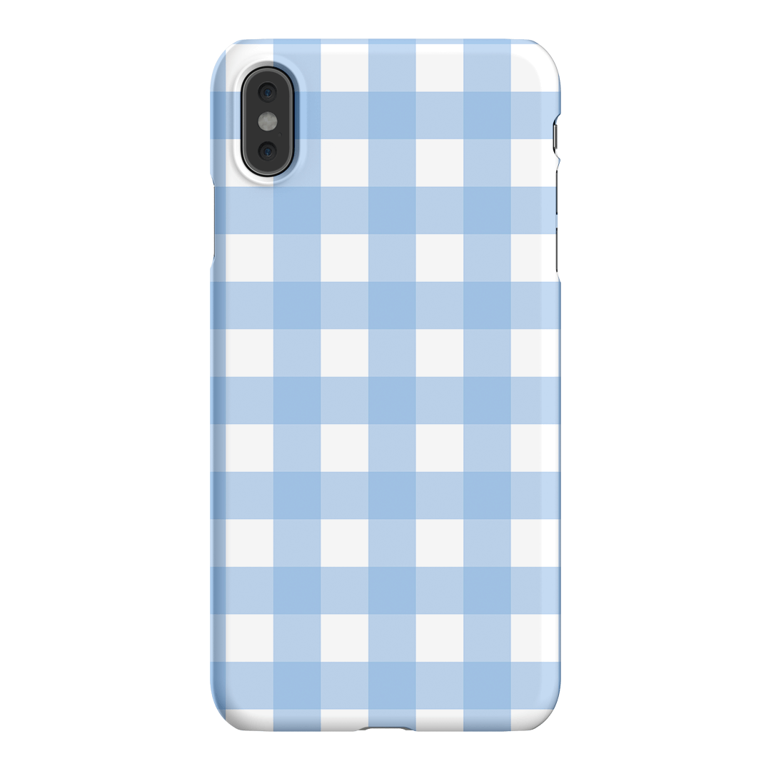 Gingham in Sky Matte Case Matte Phone Cases iPhone XS Max / Snap by The Dairy - The Dairy