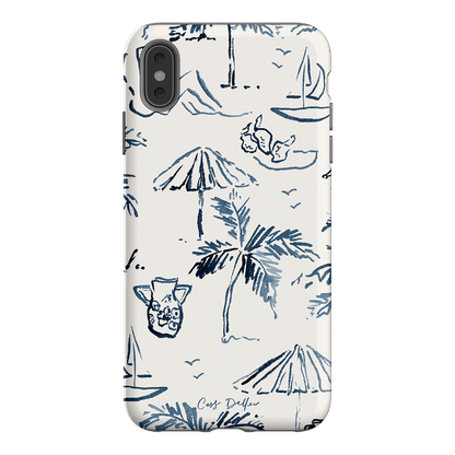 Balmy Blue Printed Phone Cases iPhone XS Max / Armoured by Cass Deller - The Dairy