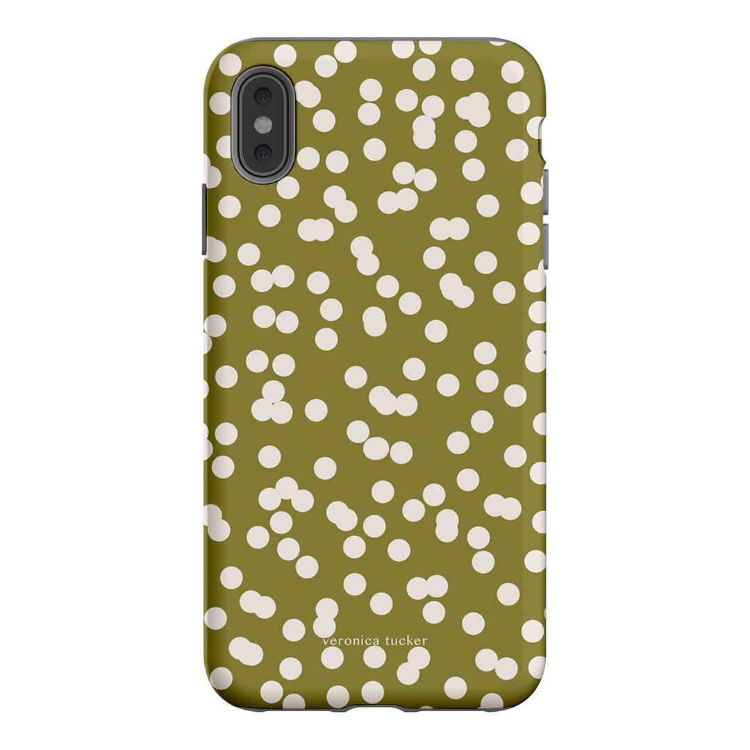 Mini Confetti Chartreuse Printed Phone Cases by Veronica Tucker - The Dairy