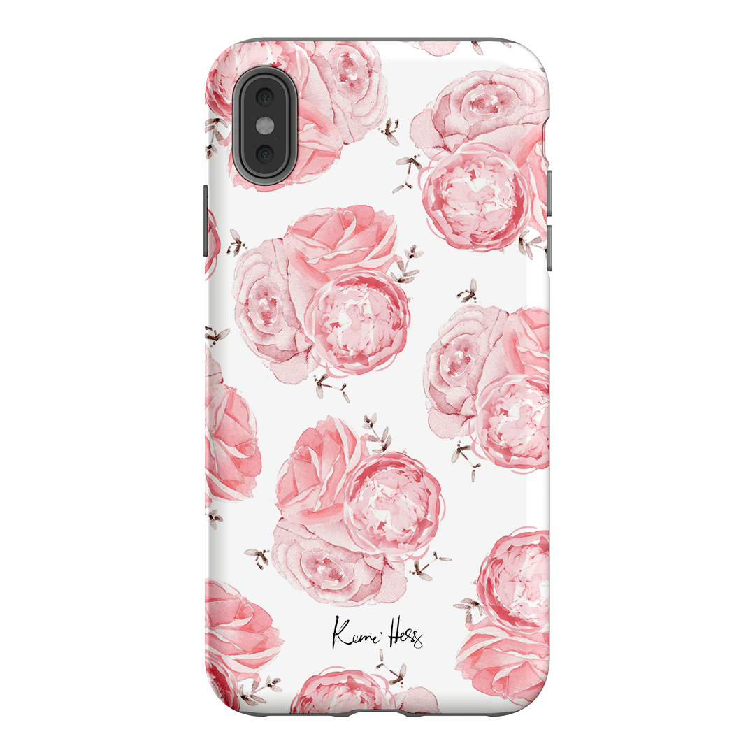 Peony Rose Printed Phone Cases iPhone XS Max / Armoured by Kerrie Hess - The Dairy