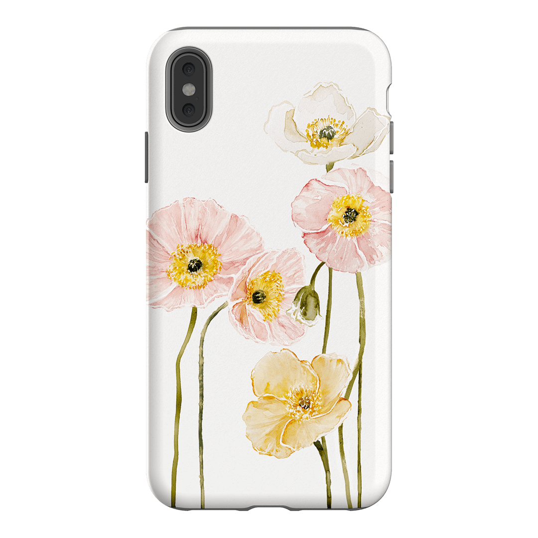 Poppies Printed Phone Cases iPhone XS Max / Armoured by Brigitte May - The Dairy