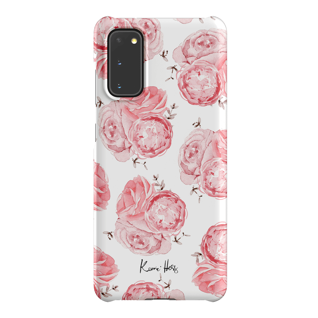 Peony Rose Printed Phone Cases Samsung Galaxy S20 / Snap by Kerrie Hess - The Dairy