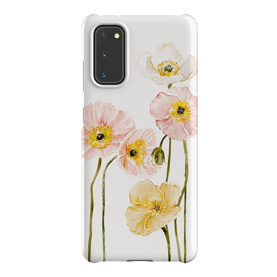 Poppies Printed Phone Cases Samsung Galaxy S20 / Snap by Brigitte May - The Dairy