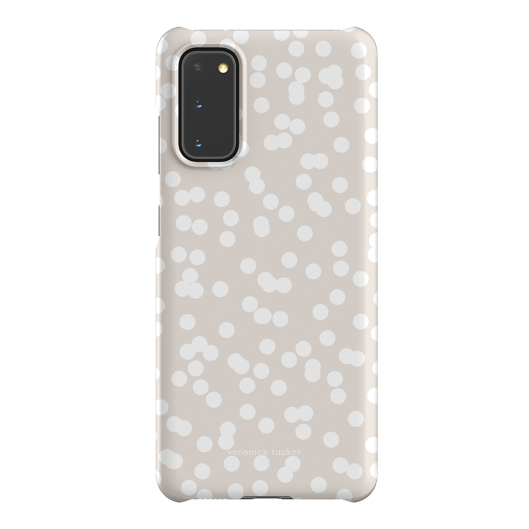 Mini Confetti White Printed Phone Cases Samsung Galaxy S20 / Snap by Veronica Tucker - The Dairy