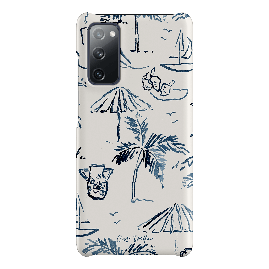 Balmy Blue Printed Phone Cases Samsung Galaxy S20 FE / Snap by Cass Deller - The Dairy