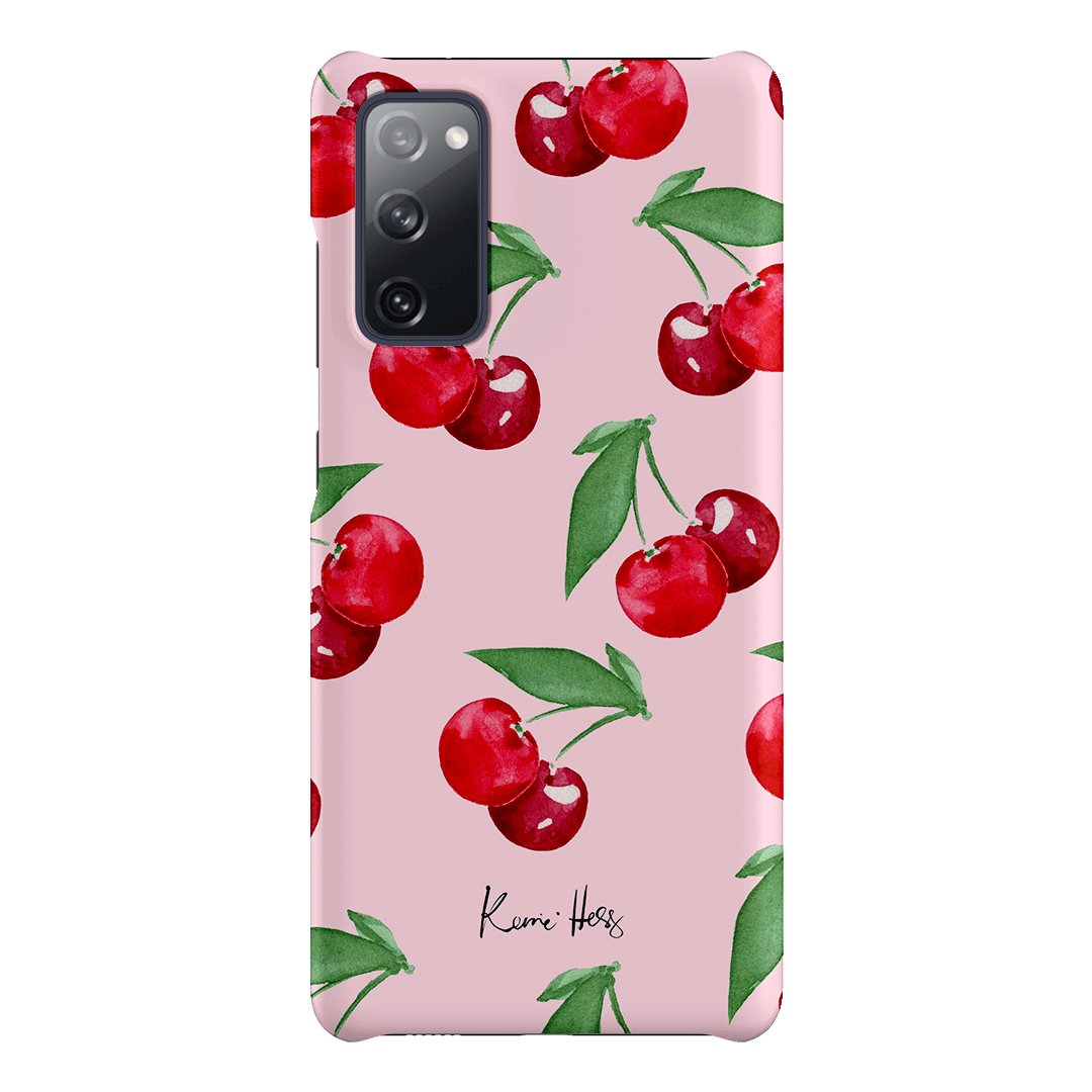 Cherry Rose Printed Phone Cases Samsung Galaxy S20 FE / Snap by Kerrie Hess - The Dairy
