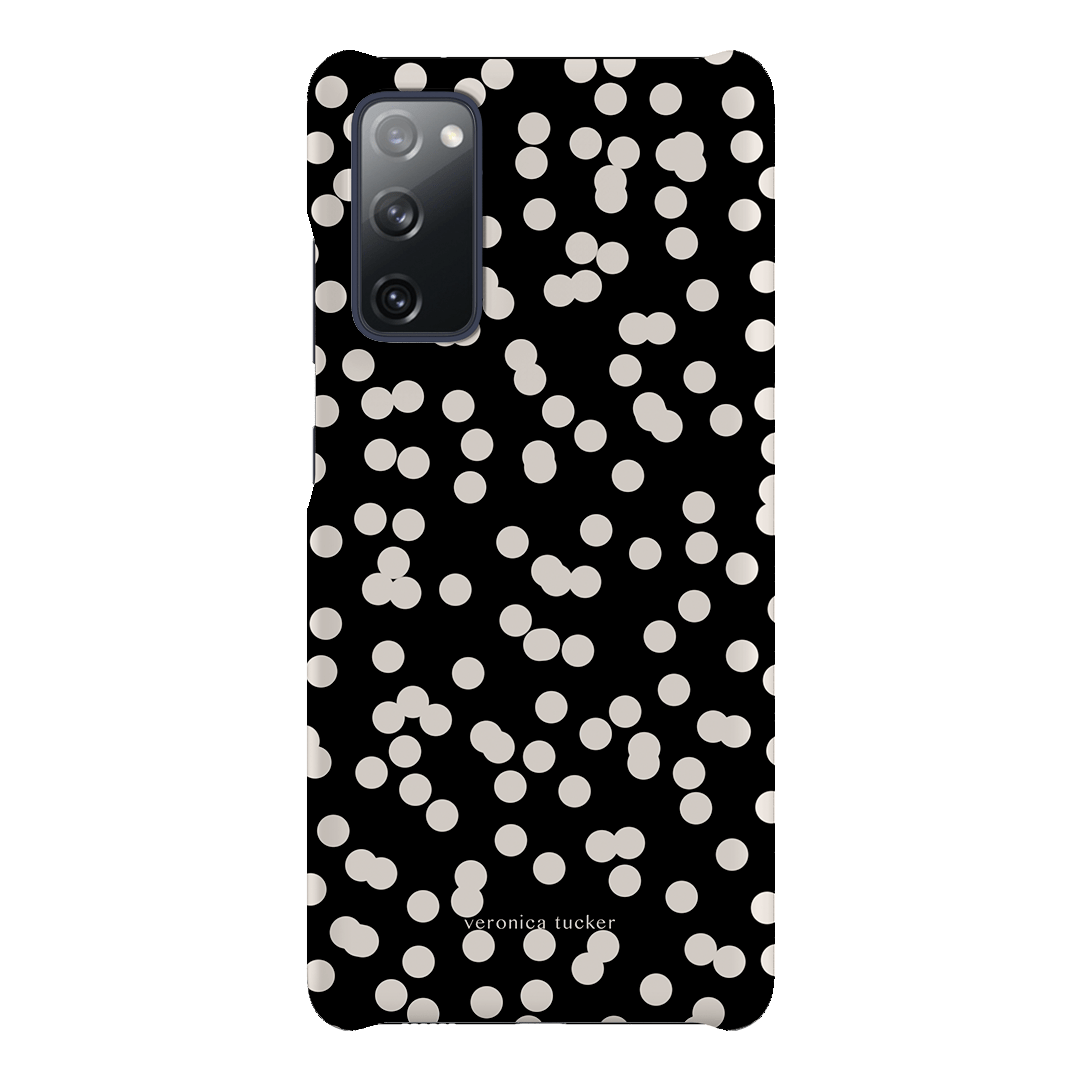 Mini Confetti Noir Printed Phone Cases Samsung Galaxy S20 FE / Snap by Veronica Tucker - The Dairy