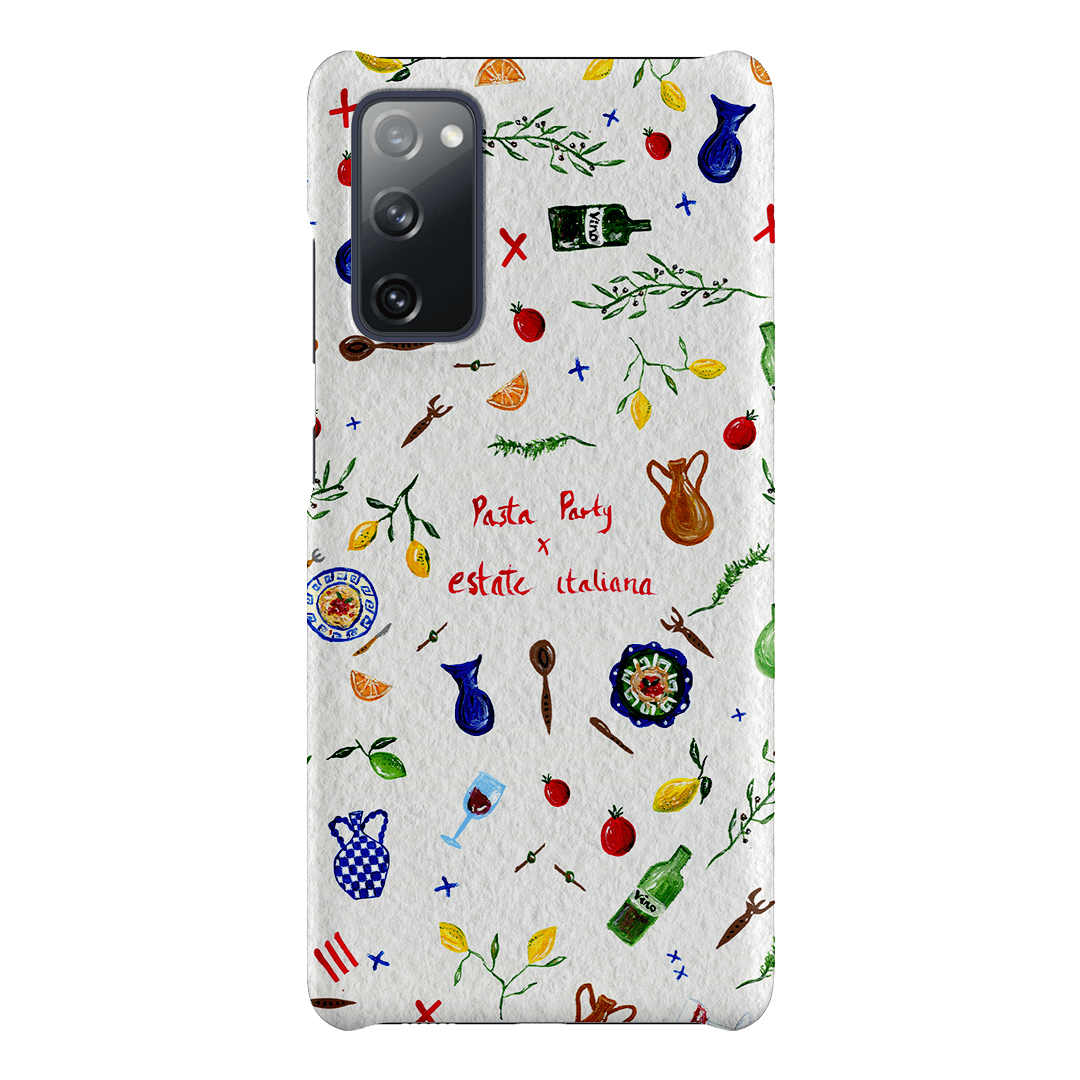 Pasta Party Printed Phone Cases Samsung Galaxy S20 FE / Snap by BG. Studio - The Dairy