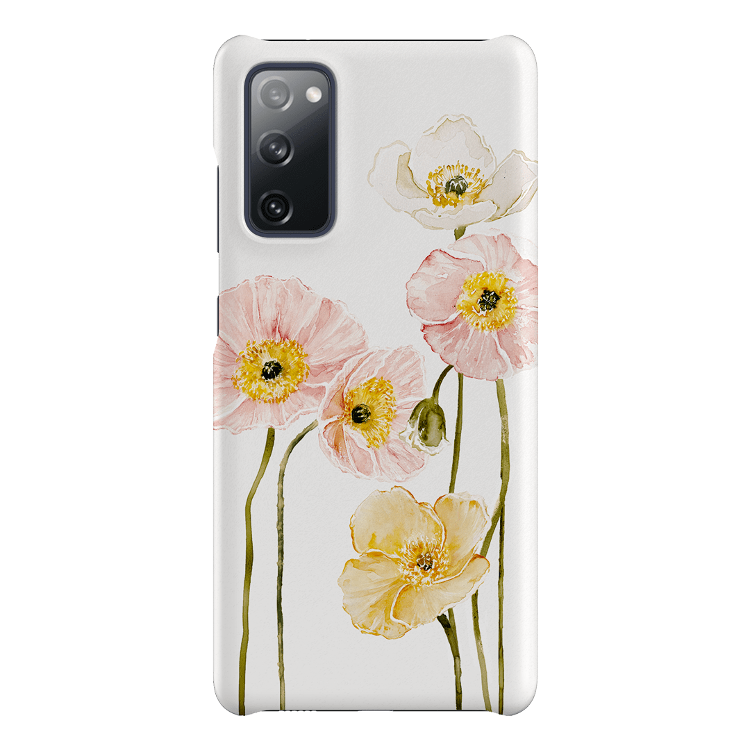 Poppies Printed Phone Cases Samsung Galaxy S20 FE / Snap by Brigitte May - The Dairy