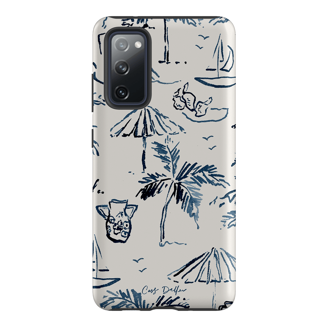 Balmy Blue Printed Phone Cases Samsung Galaxy S20 FE / Armoured by Cass Deller - The Dairy
