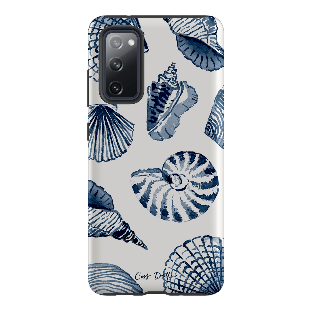 Blue Shells Printed Phone Cases Samsung Galaxy S20 FE / Armoured by Cass Deller - The Dairy