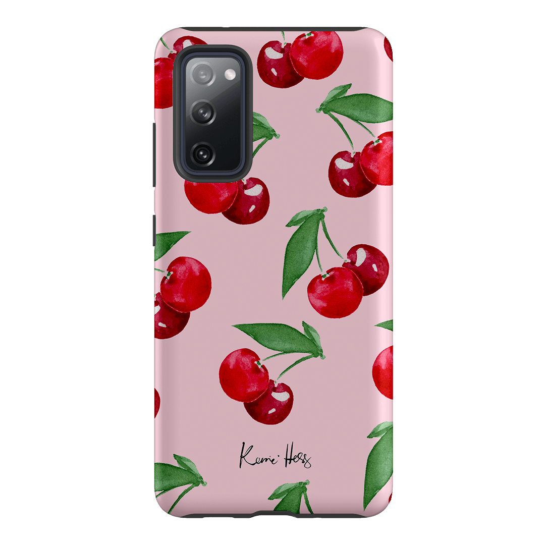 Cherry Rose Printed Phone Cases Samsung Galaxy S20 FE / Armoured by Kerrie Hess - The Dairy