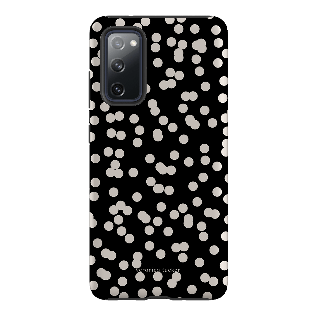 Mini Confetti Noir Printed Phone Cases Samsung Galaxy S20 FE / Armoured by Veronica Tucker - The Dairy