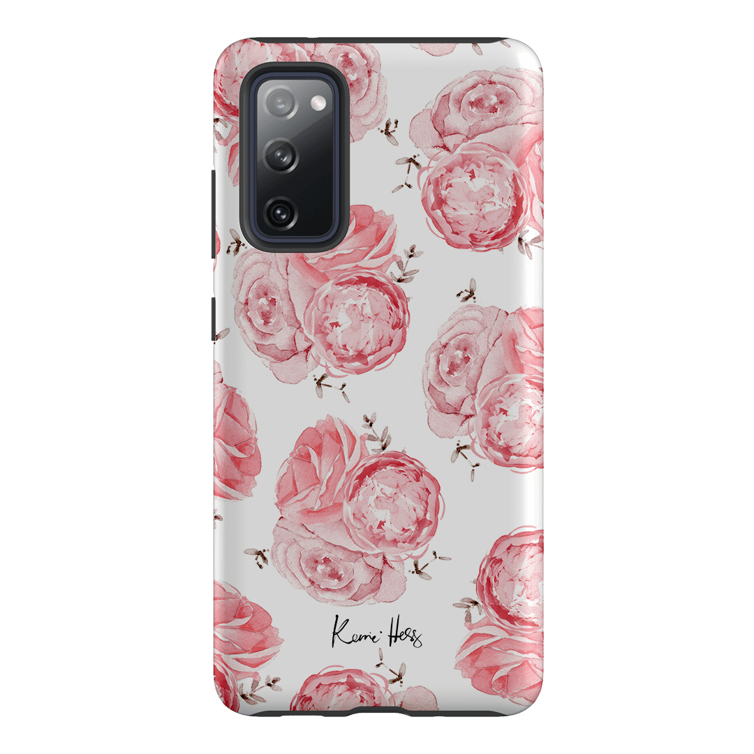 Peony Rose Printed Phone Cases Samsung Galaxy S20 FE / Armoured by Kerrie Hess - The Dairy