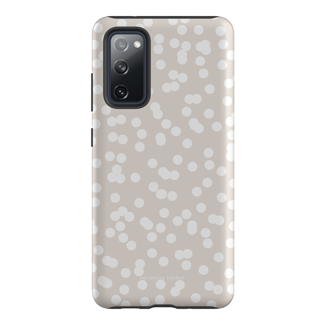 Mini Confetti White Printed Phone Cases Samsung Galaxy S20 FE / Armoured by Veronica Tucker - The Dairy