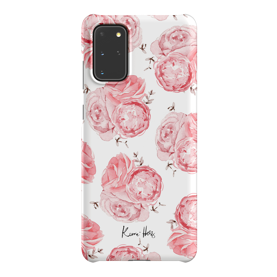 Peony Rose Printed Phone Cases Samsung Galaxy S20 Plus / Snap by Kerrie Hess - The Dairy