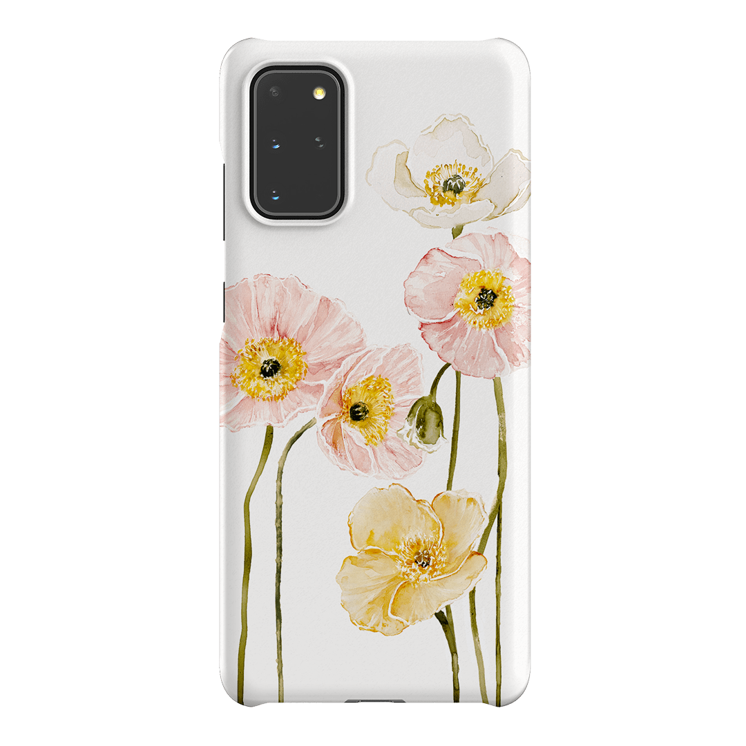 Poppies Printed Phone Cases Samsung Galaxy S20 Plus / Snap by Brigitte May - The Dairy