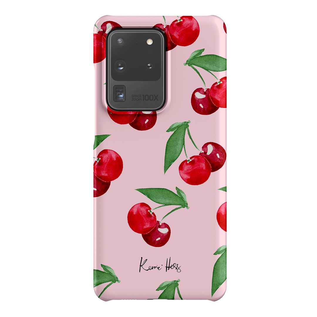 Cherry Rose Printed Phone Cases Samsung Galaxy S20 Ultra / Snap by Kerrie Hess - The Dairy