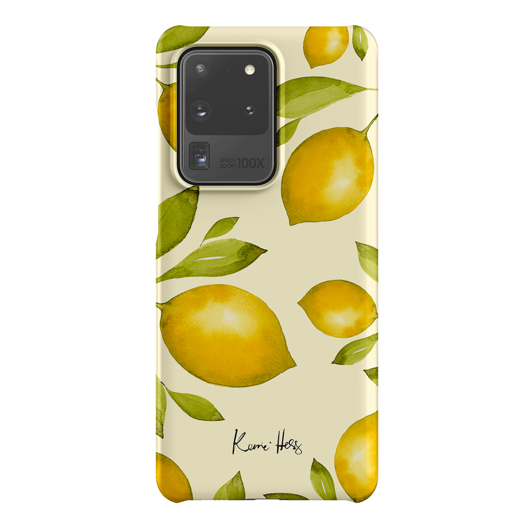 Summer Limone Printed Phone Cases Samsung Galaxy S20 Ultra / Snap by Kerrie Hess - The Dairy