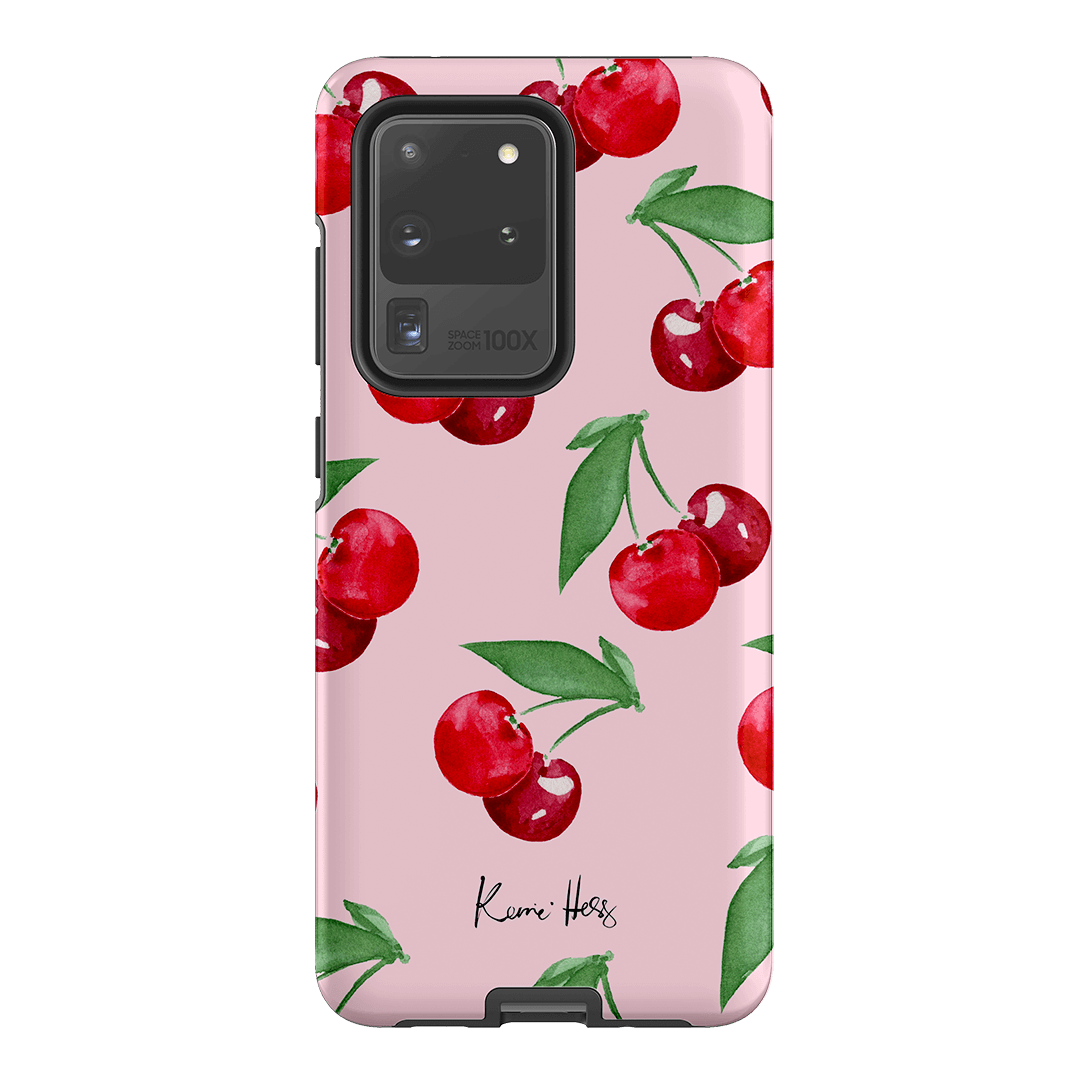 Cherry Rose Printed Phone Cases Samsung Galaxy S20 Ultra / Armoured by Kerrie Hess - The Dairy