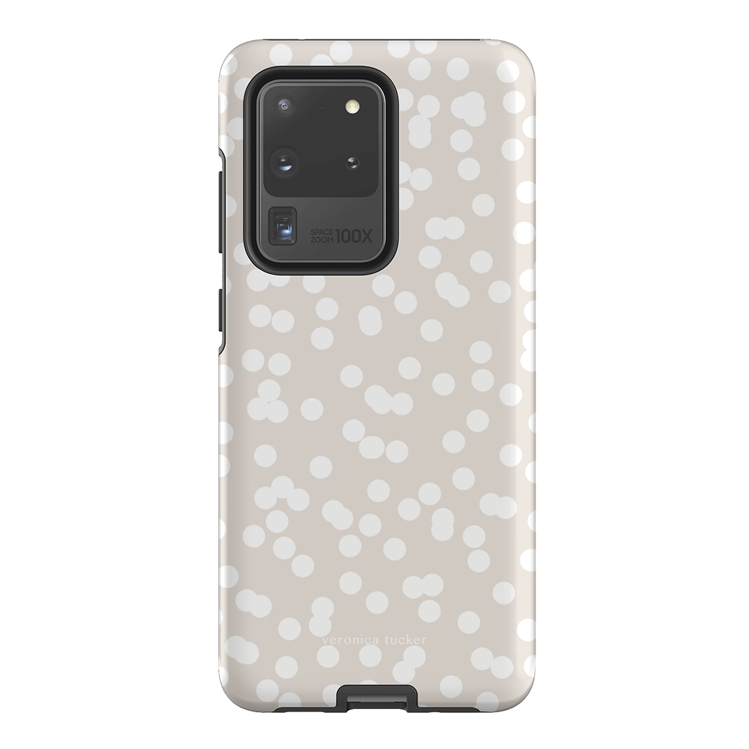 Mini Confetti White Printed Phone Cases Samsung Galaxy S20 Ultra / Armoured by Veronica Tucker - The Dairy