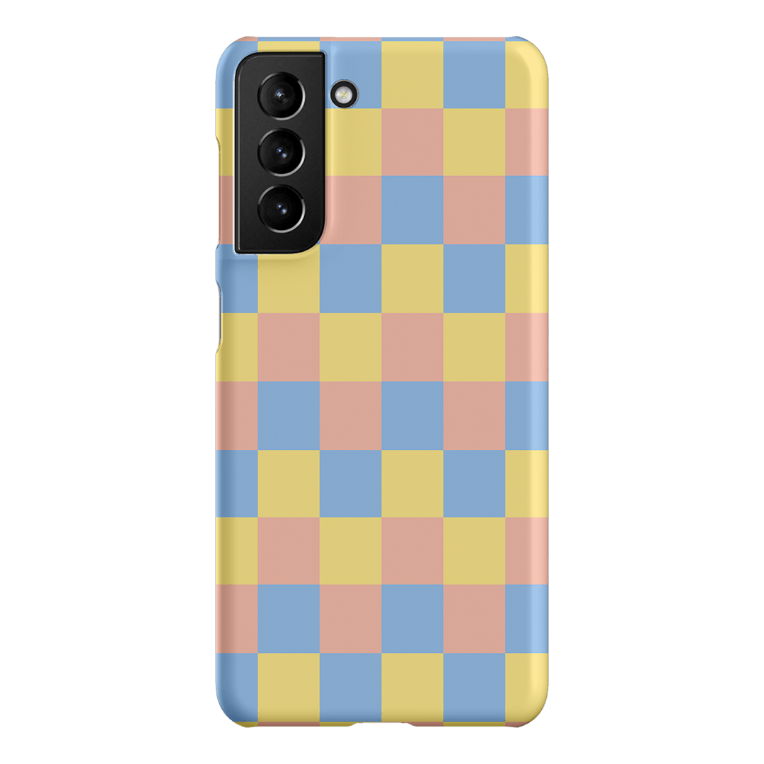 Checks in Spring Matte Case Matte Phone Cases Samsung Galaxy S21 / Snap by The Dairy - The Dairy