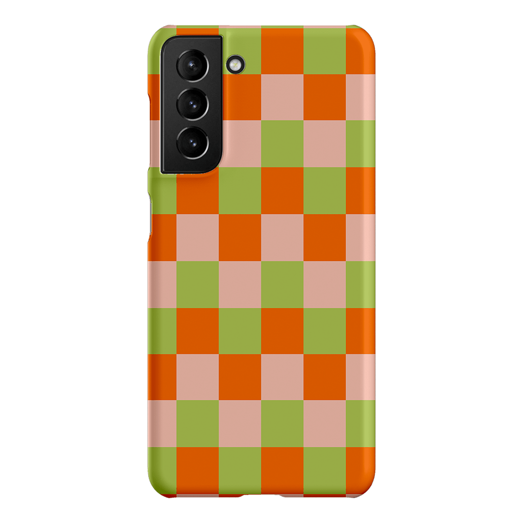 Checks in Summer Matte Case Matte Phone Cases Samsung Galaxy S21 / Snap by The Dairy - The Dairy