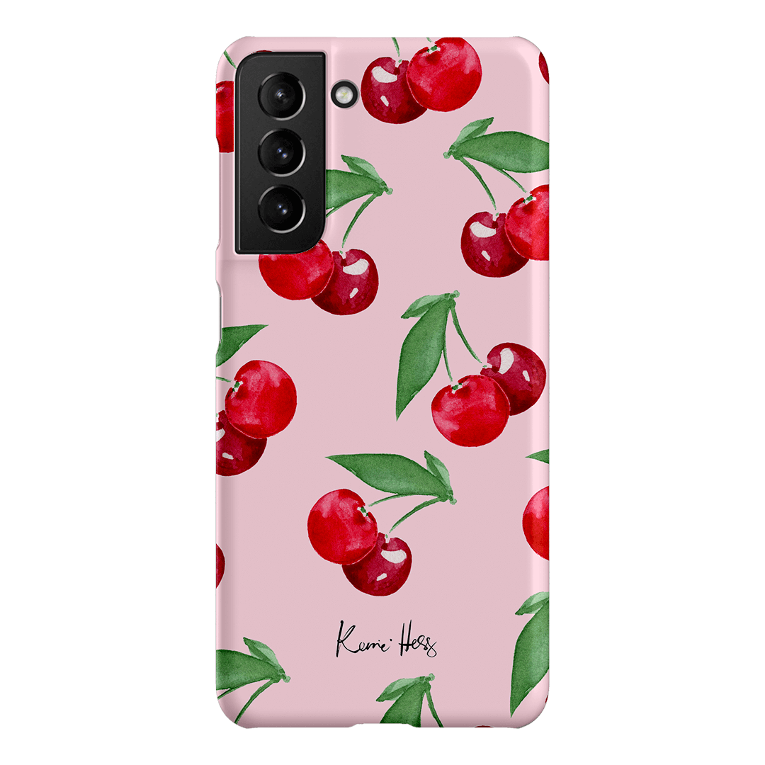 Cherry Rose Printed Phone Cases Samsung Galaxy S21 / Snap by Kerrie Hess - The Dairy