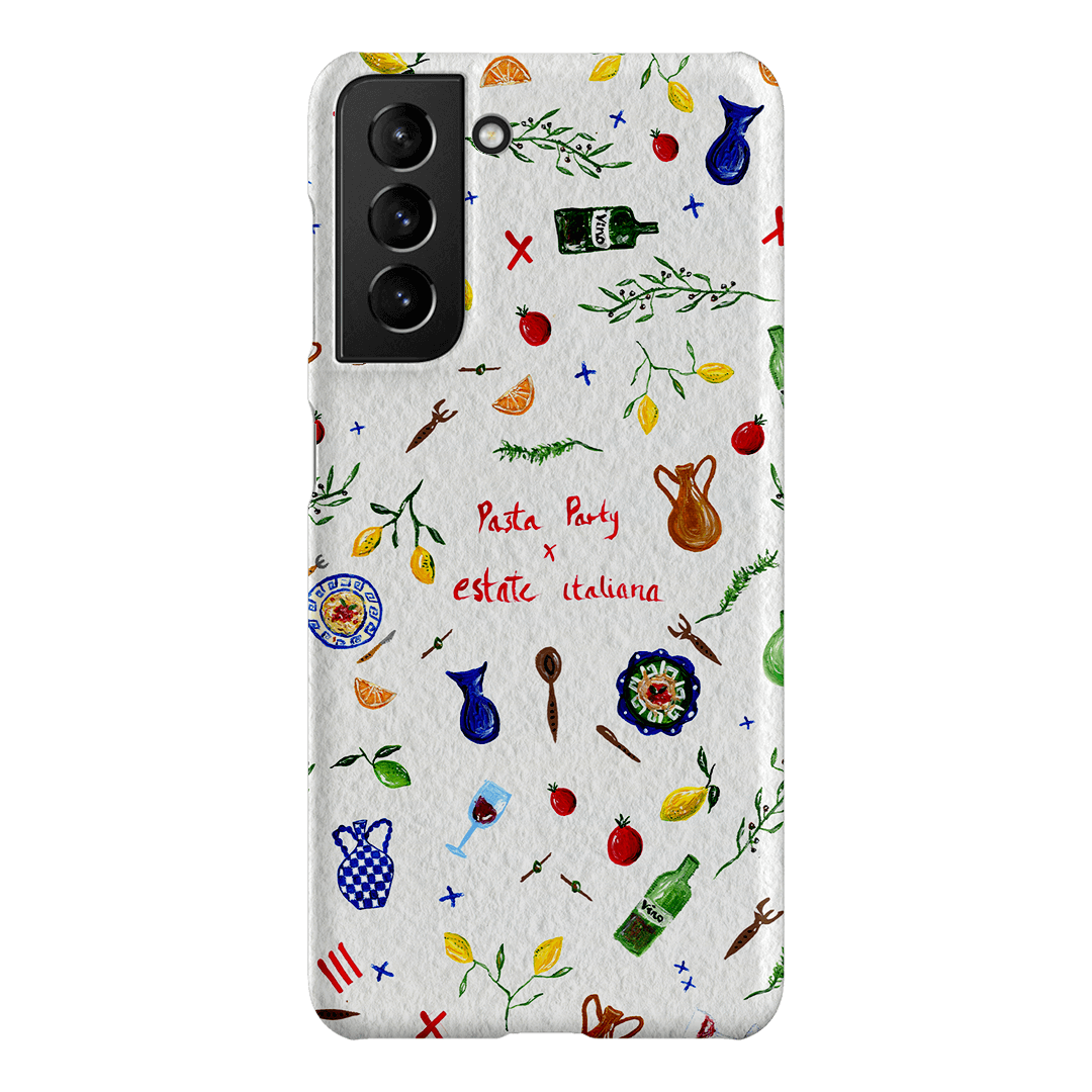 Pasta Party Printed Phone Cases Samsung Galaxy S21 / Snap by BG. Studio - The Dairy