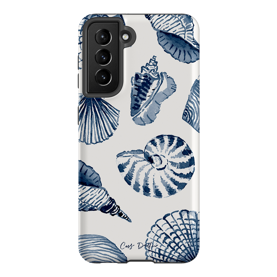 Blue Shells Printed Phone Cases Samsung Galaxy S21 / Armoured by Cass Deller - The Dairy