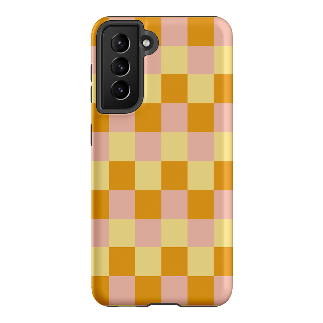 Checks in Fall Matte Case Matte Phone Cases Samsung Galaxy S21 / Armoured by The Dairy - The Dairy