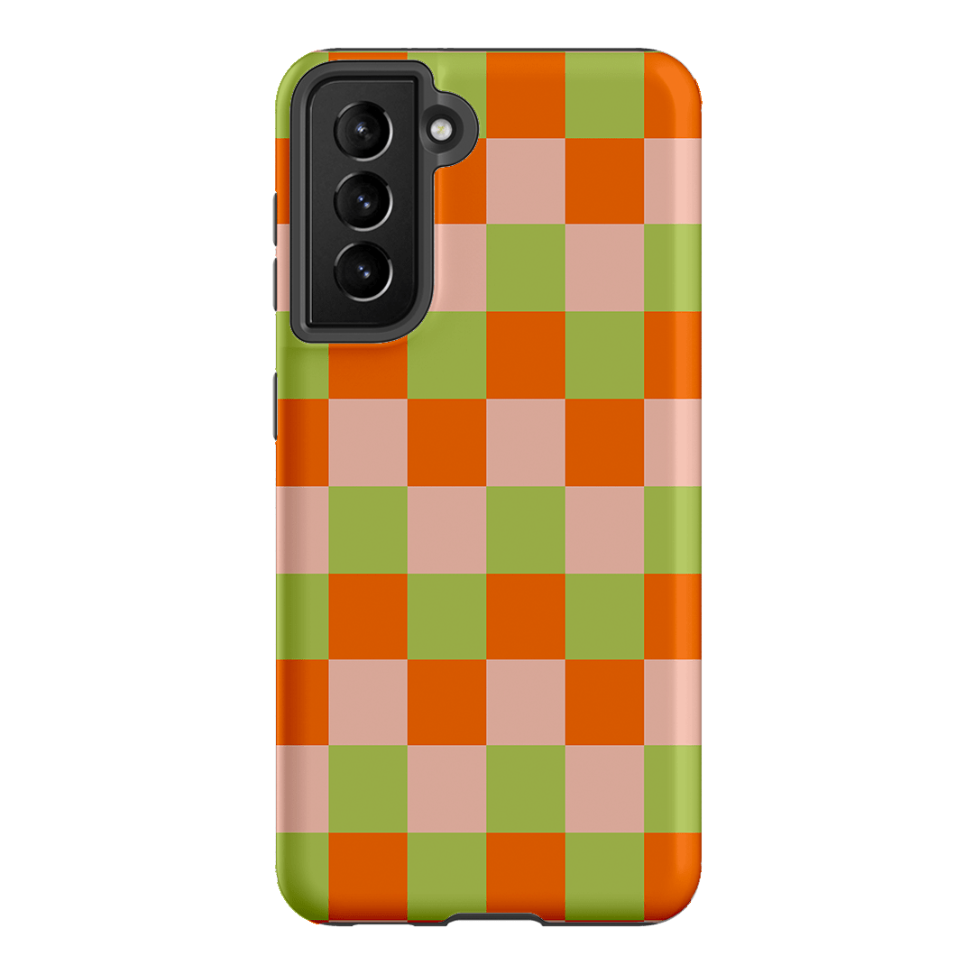 Checks in Summer Matte Case Matte Phone Cases Samsung Galaxy S21 / Armoured by The Dairy - The Dairy