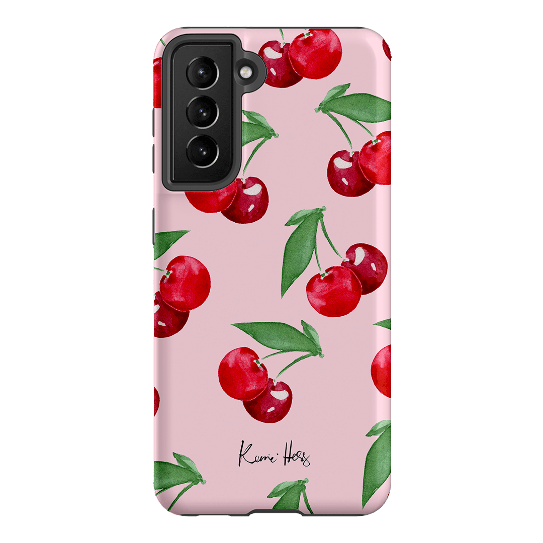 Cherry Rose Printed Phone Cases Samsung Galaxy S21 / Armoured by Kerrie Hess - The Dairy