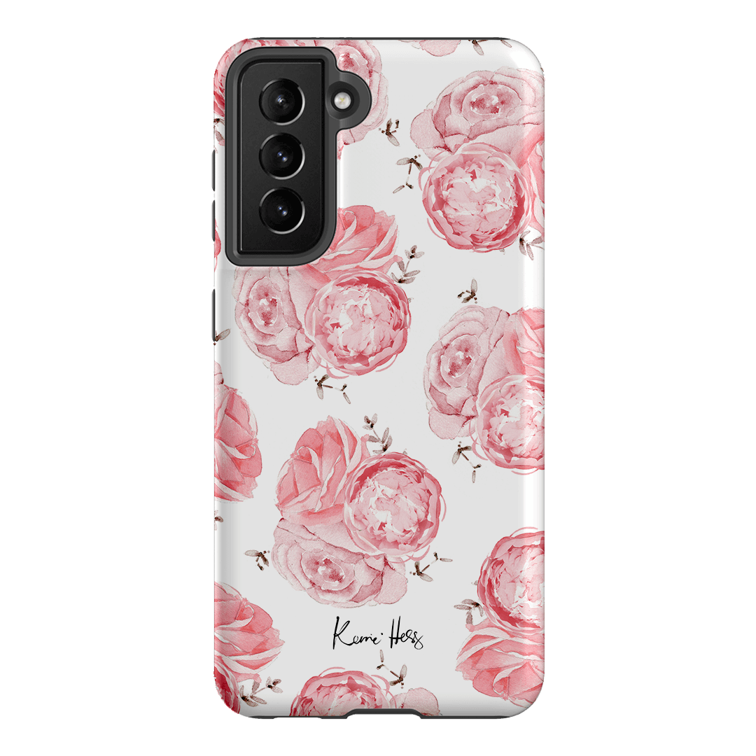 Peony Rose Printed Phone Cases Samsung Galaxy S21 / Armoured by Kerrie Hess - The Dairy