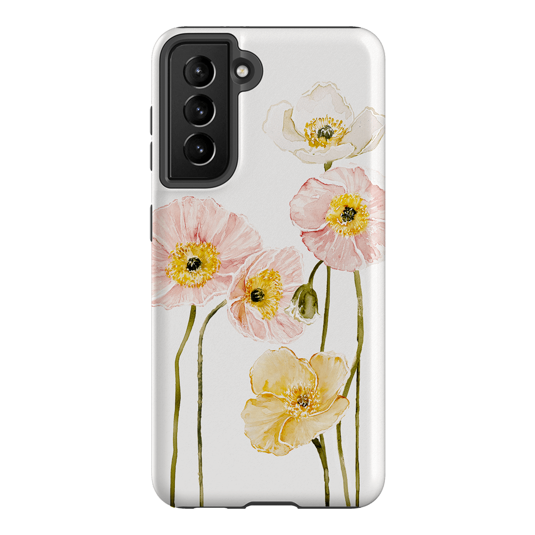 Poppies Printed Phone Cases Samsung Galaxy S21 / Armoured by Brigitte May - The Dairy