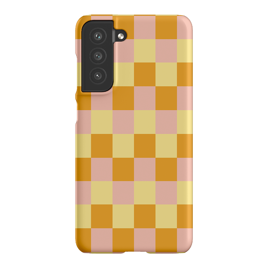 Checks in Fall Matte Case Matte Phone Cases Samsung Galaxy S21 FE / Snap by The Dairy - The Dairy