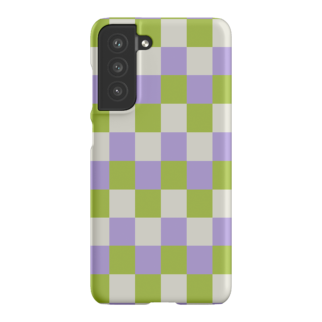 Checks in Winter Matte Case Matte Phone Cases Samsung Galaxy S21 FE / Snap by The Dairy - The Dairy