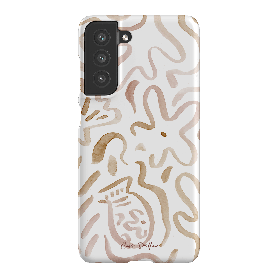 Flow Printed Phone Cases Samsung Galaxy S21 FE / Snap by Cass Deller - The Dairy