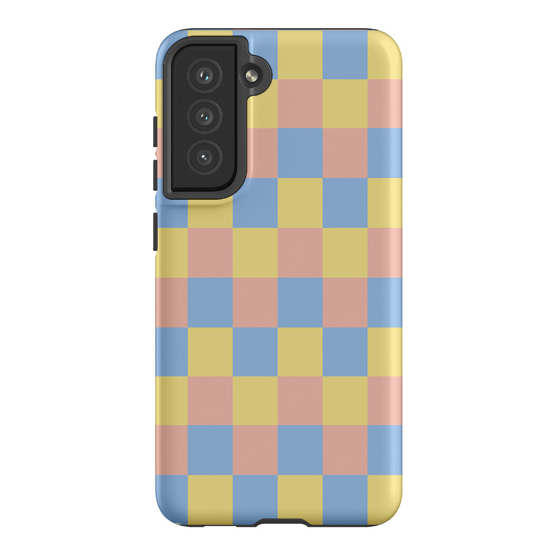 Checks in Spring Matte Case Matte Phone Cases Samsung Galaxy S21 FE / Armoured by The Dairy - The Dairy
