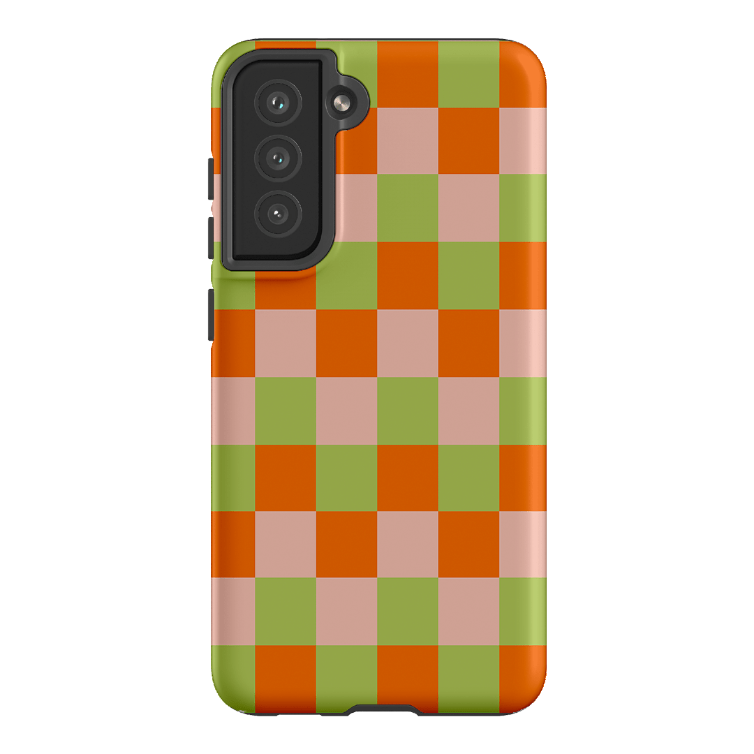 Checks in Summer Matte Case Matte Phone Cases Samsung Galaxy S21 FE / Armoured by The Dairy - The Dairy