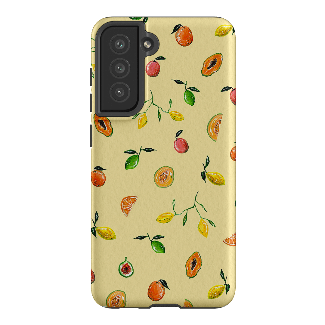 Golden Fruit Printed Phone Cases Samsung Galaxy S21 FE / Armoured by BG. Studio - The Dairy