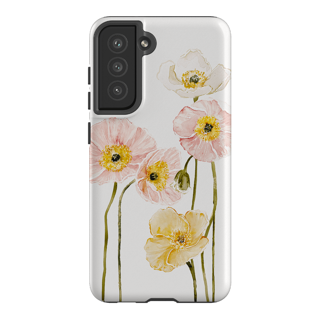 Poppies Printed Phone Cases Samsung Galaxy S21 FE / Armoured by Brigitte May - The Dairy