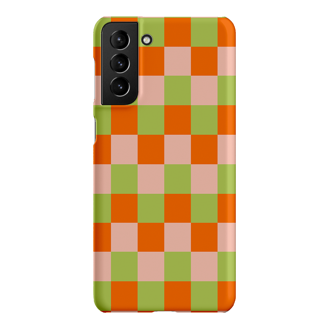 Checks in Summer Matte Case Matte Phone Cases Samsung Galaxy S21 Plus / Snap by The Dairy - The Dairy