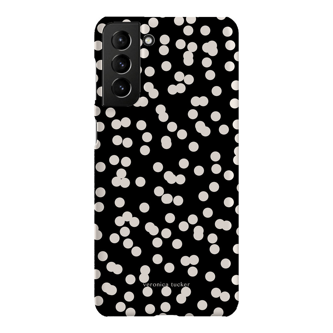 Mini Confetti Noir Printed Phone Cases Samsung Galaxy S21 Plus / Snap by Veronica Tucker - The Dairy