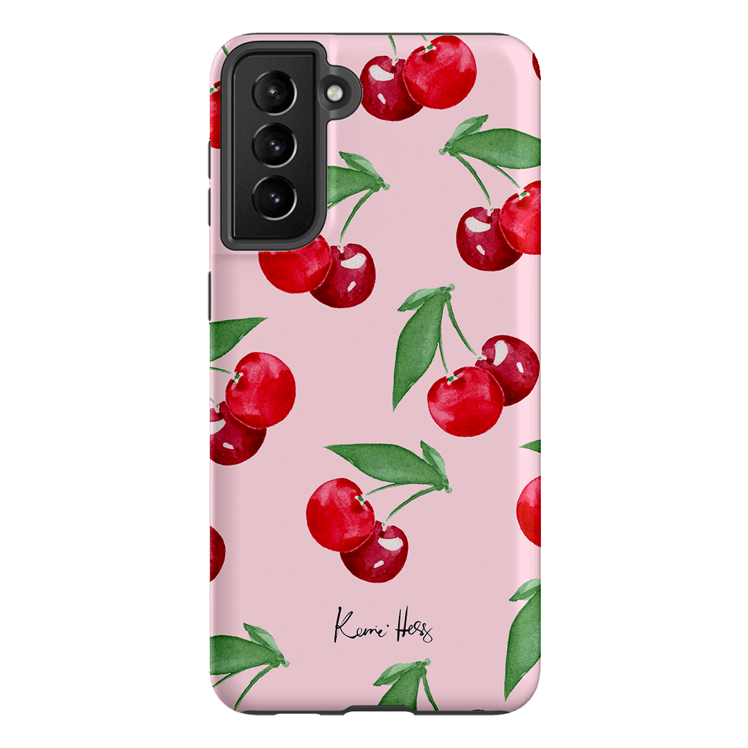 Cherry Rose Printed Phone Cases Samsung Galaxy S21 Plus / Armoured by Kerrie Hess - The Dairy