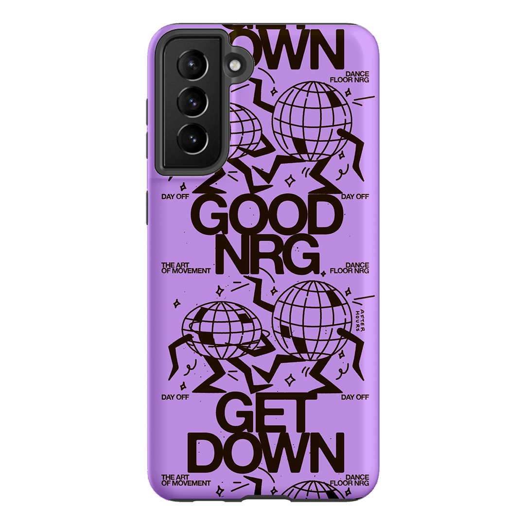 Good Energy in Purple Printed Phone Cases Samsung Galaxy S21 Plus / Armoured by After Hours - The Dairy