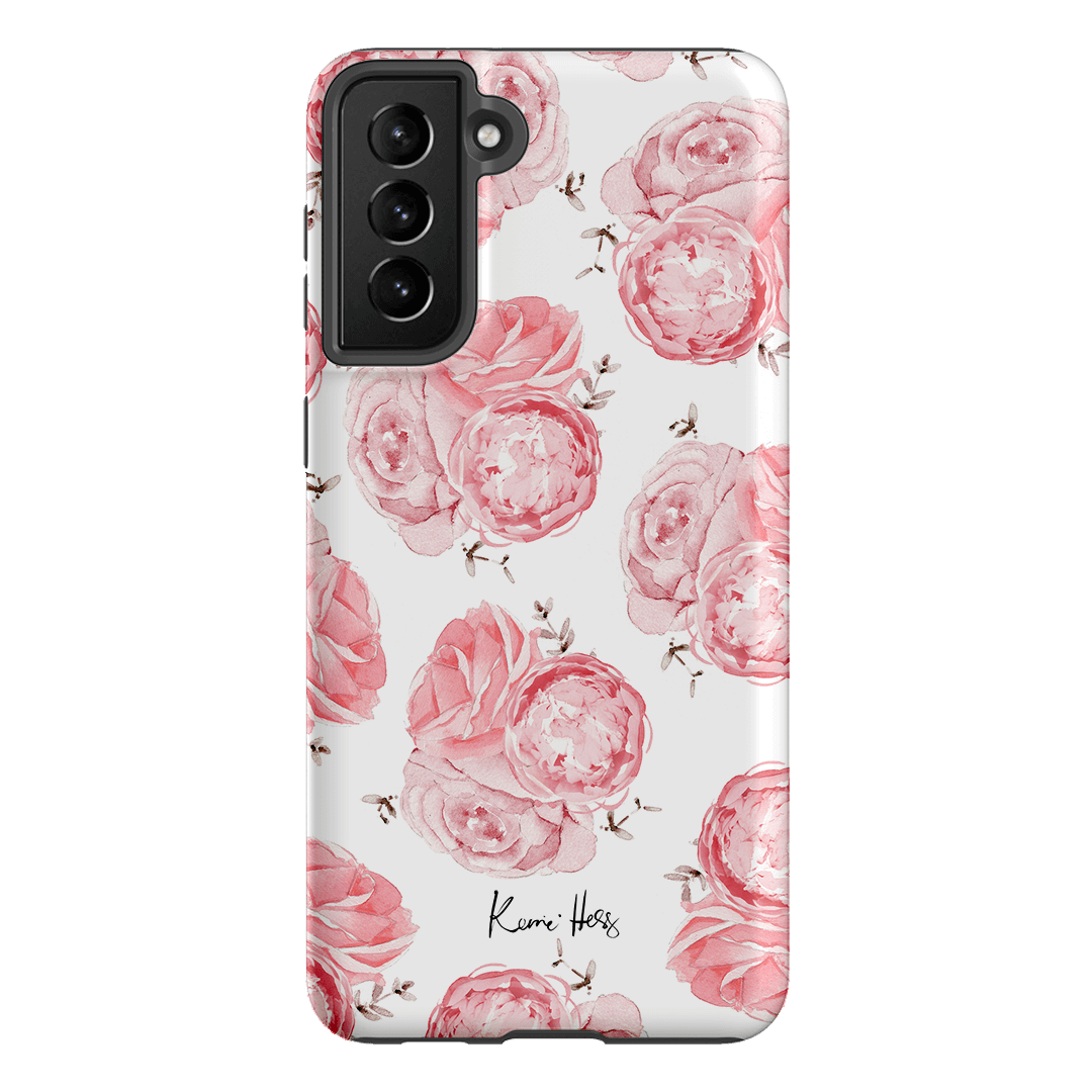 Peony Rose Printed Phone Cases Samsung Galaxy S21 Plus / Armoured by Kerrie Hess - The Dairy