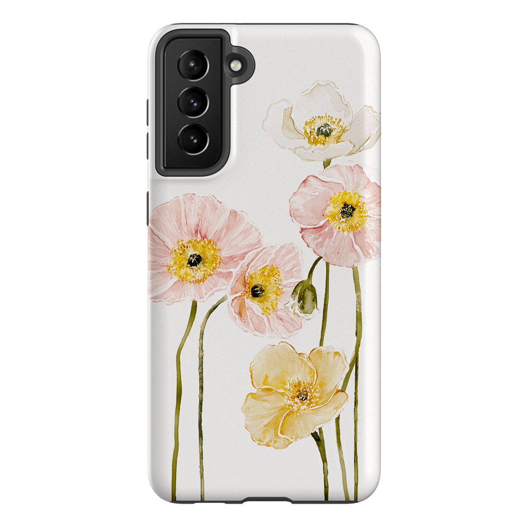 Poppies Printed Phone Cases Samsung Galaxy S21 Plus / Armoured by Brigitte May - The Dairy